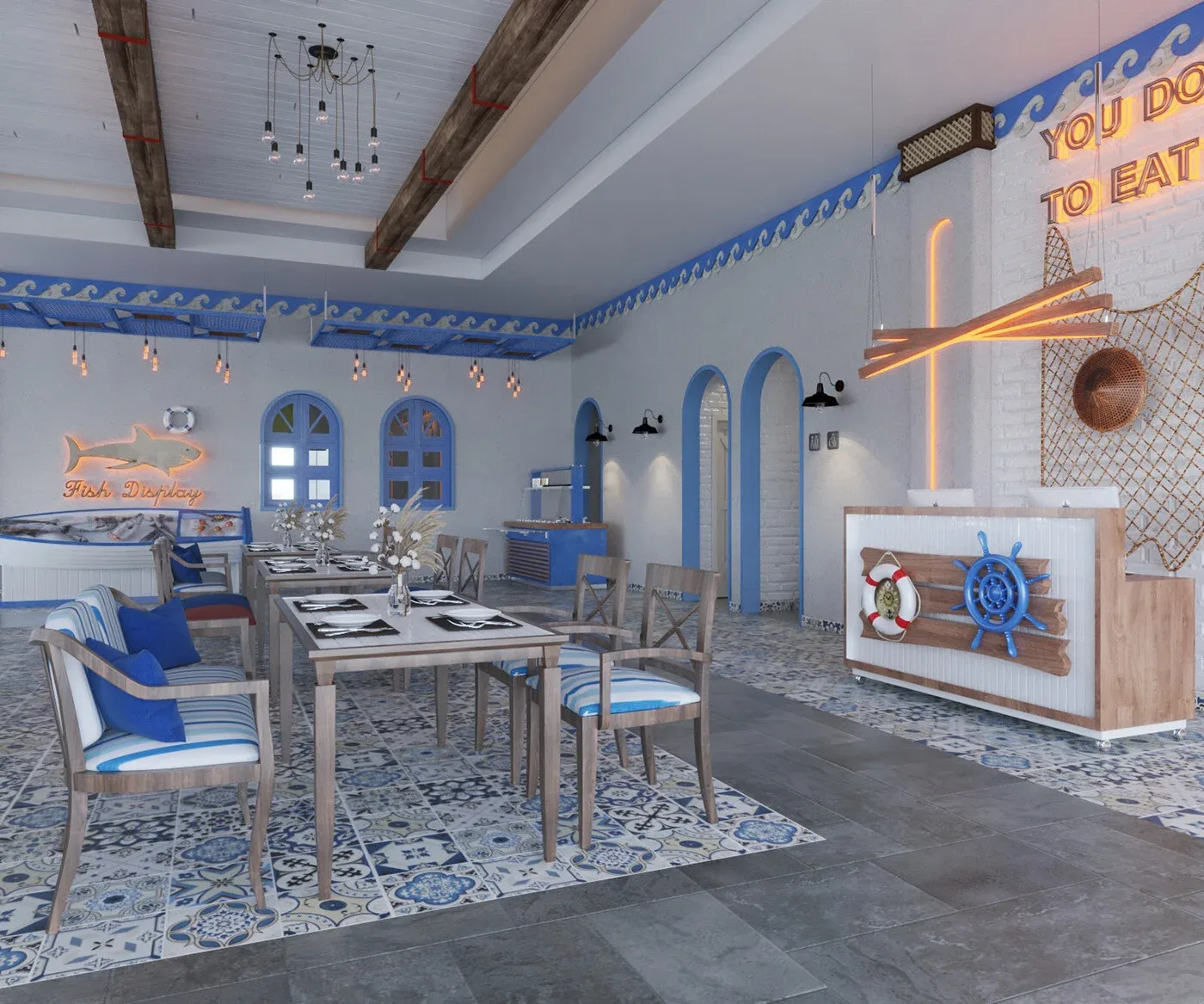 Seafood restaurant design & build