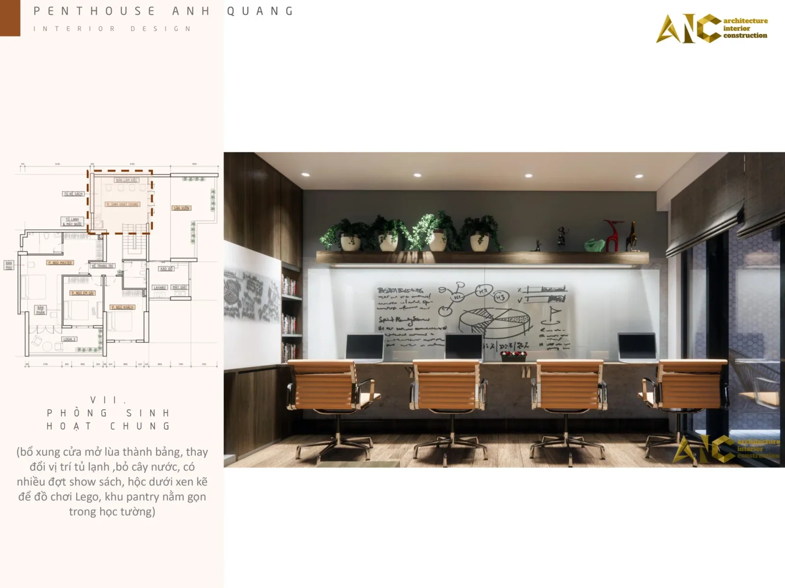 Công trình nội thất hoàn thiện do AIC bàn giao