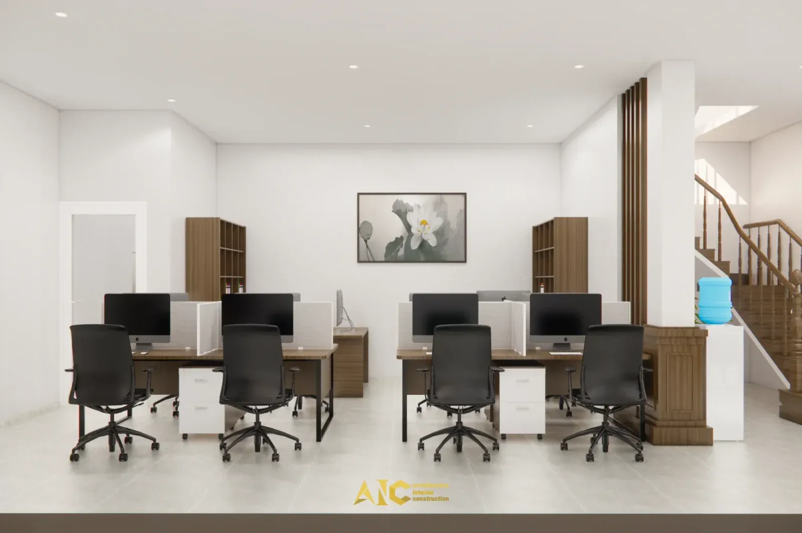 Thiết Kế & Thi Công Nội Thất Văn Phòng Bê Tông Rạch Chiếc — ảnh 1