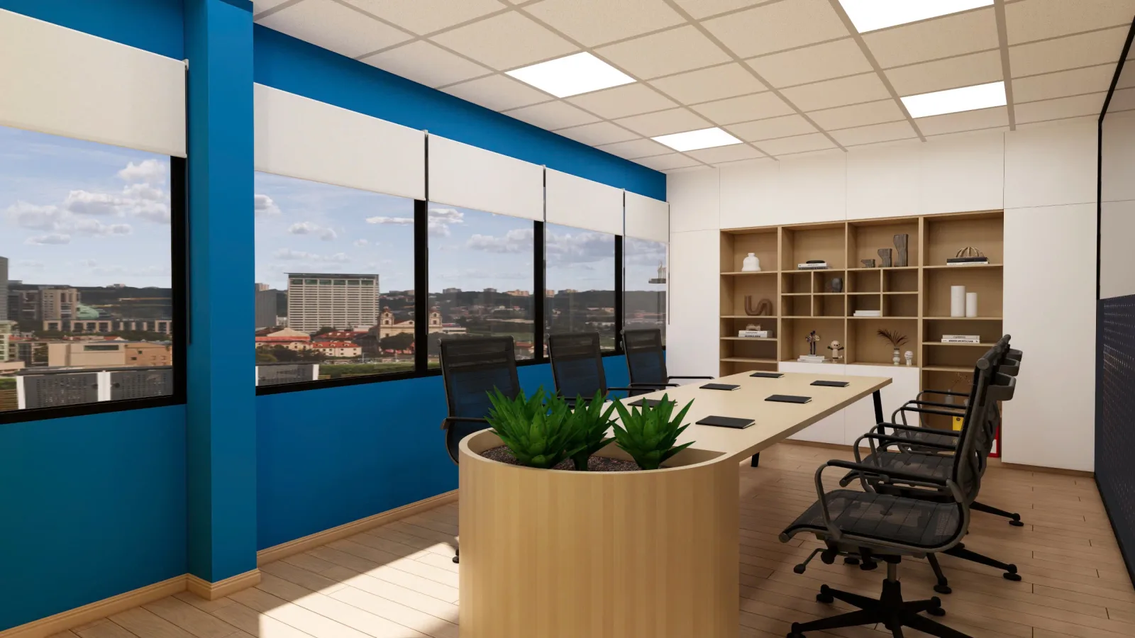 Thiết kế Văn phòng Interbos Tân Bình — phối cảnh thiết kế 3D 12