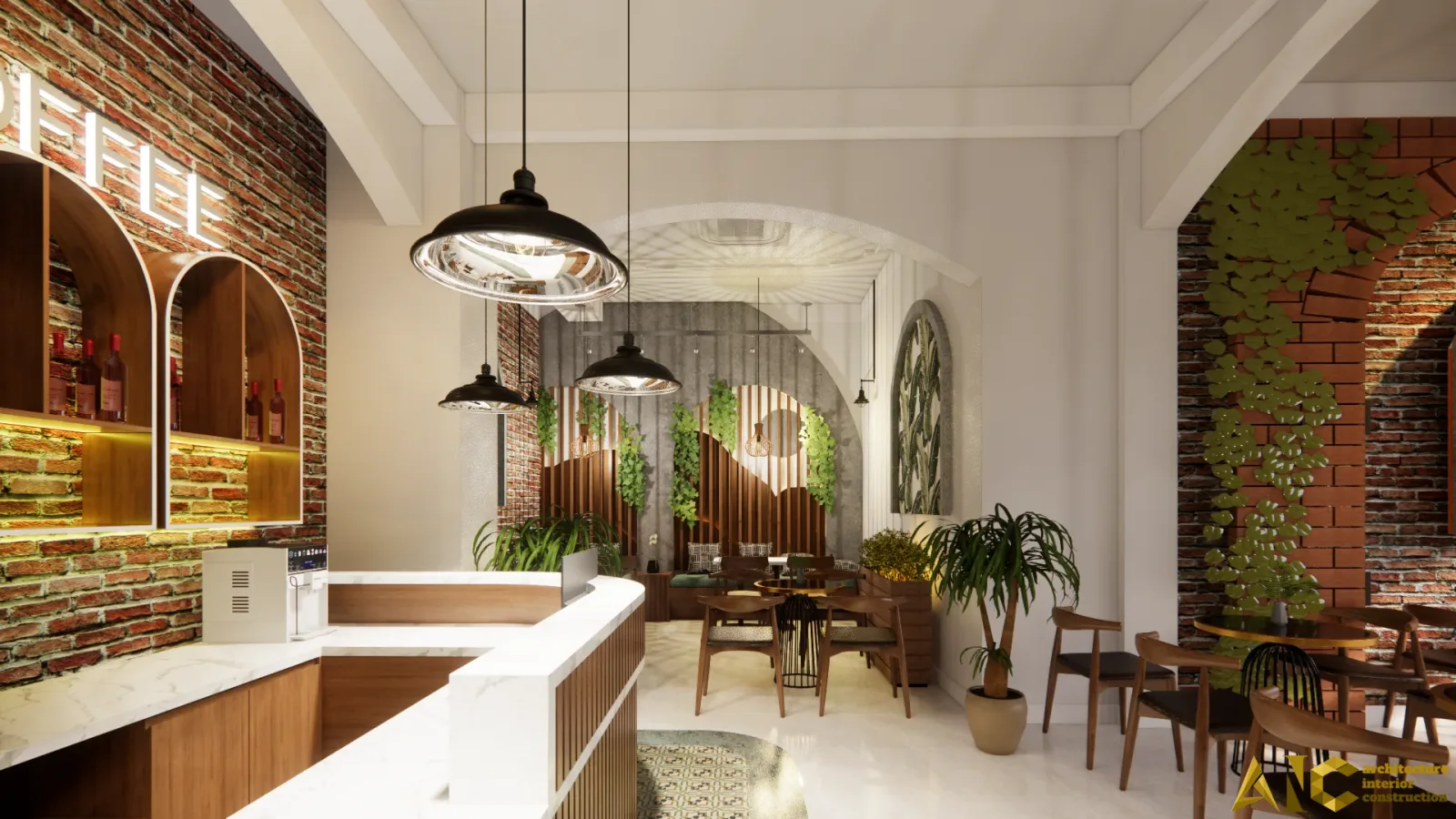 Văn phòng Nhân Hòa — phối cảnh thiết kế 3D 7