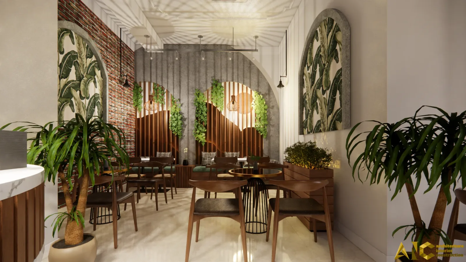 Văn phòng Nhân Hòa — phối cảnh thiết kế 3D 8
