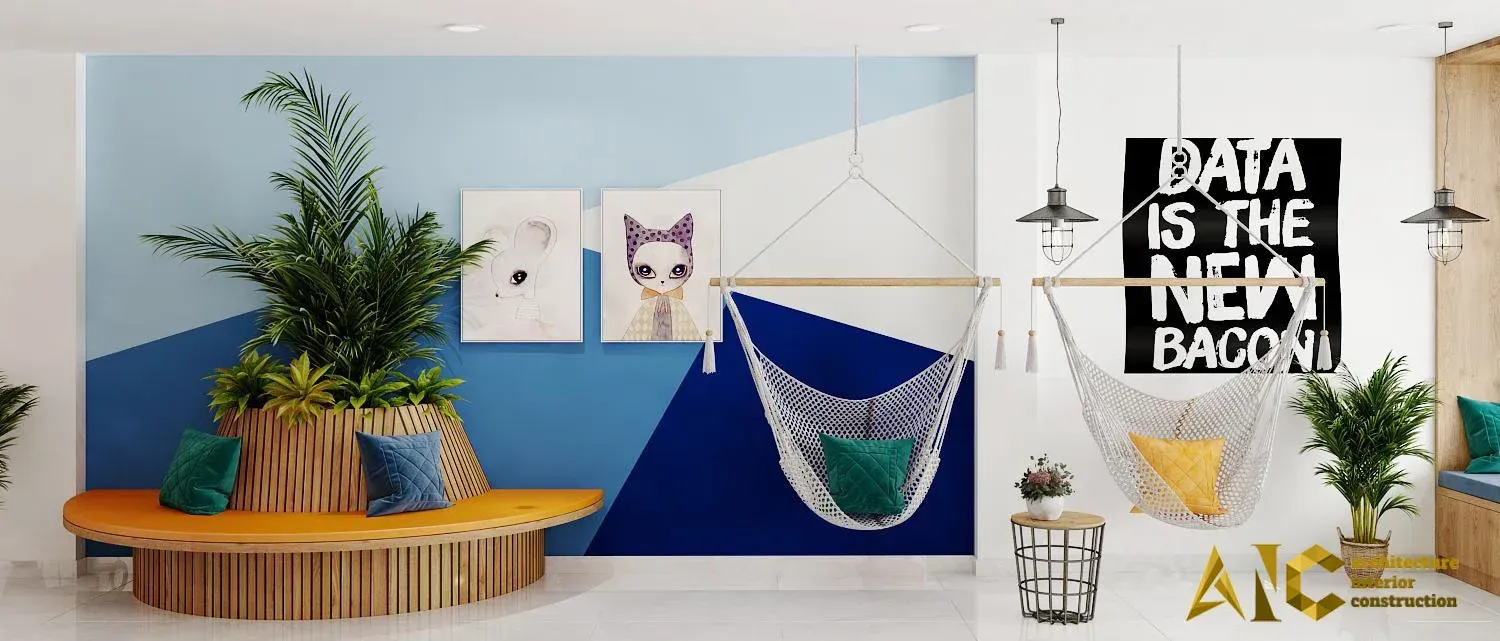 Thiết kế & Thi công Văn phòng Shop Yến — phối cảnh thiết kế 3D 1